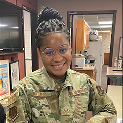 Senior Airman Jenny N. Bazile